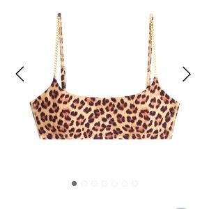 Chain leopard bra, weworewhat